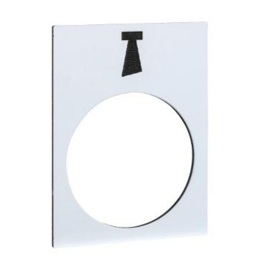 Etiket 30x40mm Markering symbool Wit Harmony XAC