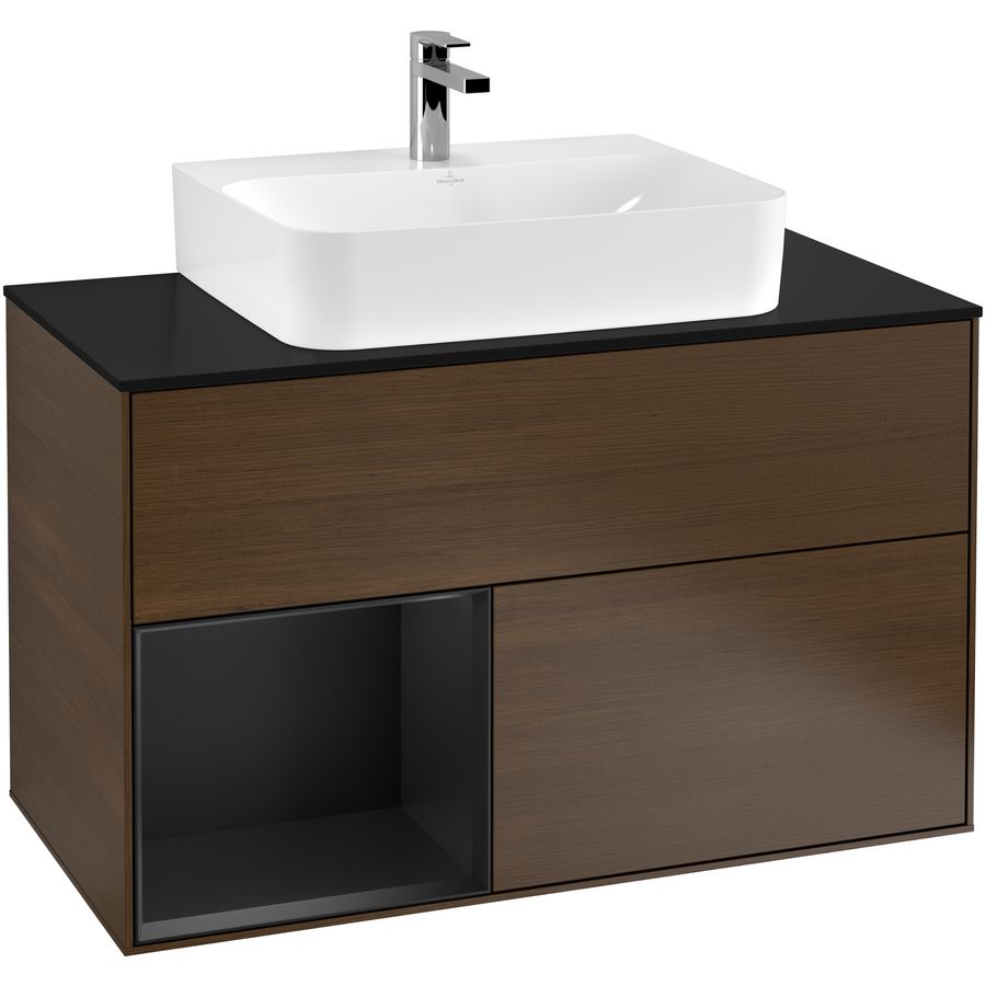 Wastafelonderkast Finion 1000x603x501mm W.Veneer F112PDGN