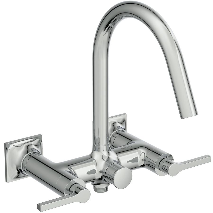 bad/douchemengkraan 2-greeps m hendelgrepen chroom BD161AA