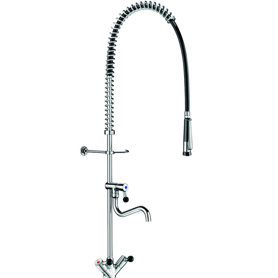 Voorspoelkolom zwart+2-grpsmengkrn+sproeier 433010 tapkrn