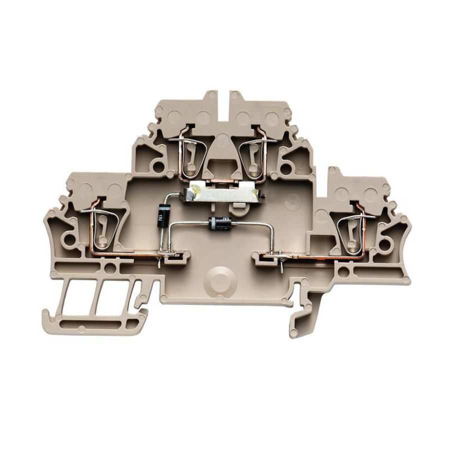 Component rijklem beige 2.5mm² 50 VVE=50