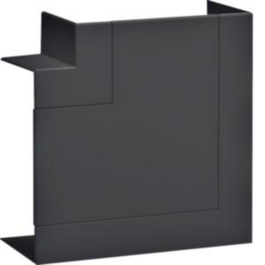 Vlakke hoek BR65 65x130mm halogeenvrij zwart