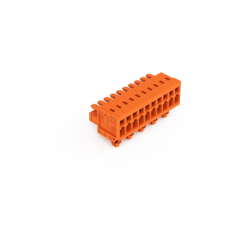1-draads female steker 1,5mm² oranje 734-210/008-000 VVE=50