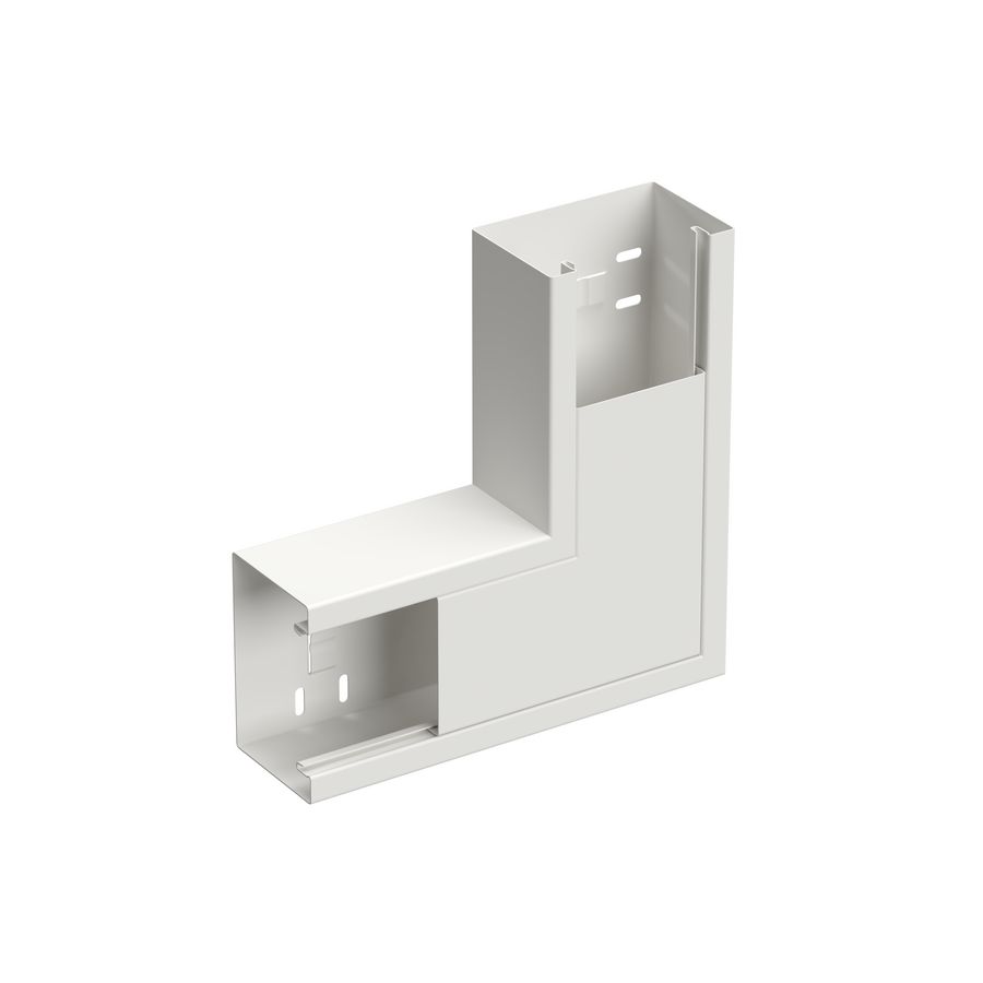 Verticaal hoekstuk wandgoot +D LSU-110/72 WGX signaalwit RAL9003