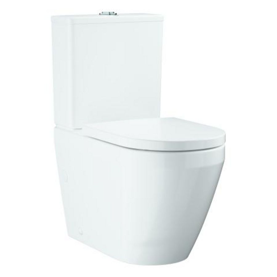 Euro Ceramic duoblok closet combipack incl. reservoir onderinlaat + zitting softclose