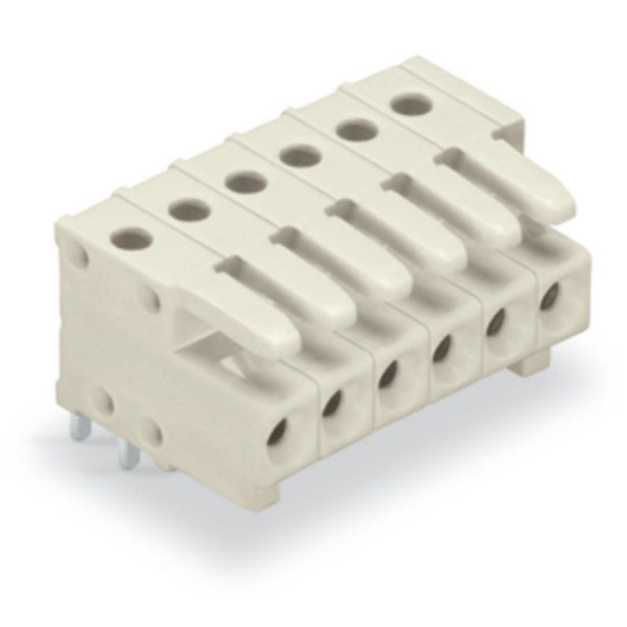 THT FE steker HA raster 3,5mm li.grijs 734-539 VVE=50