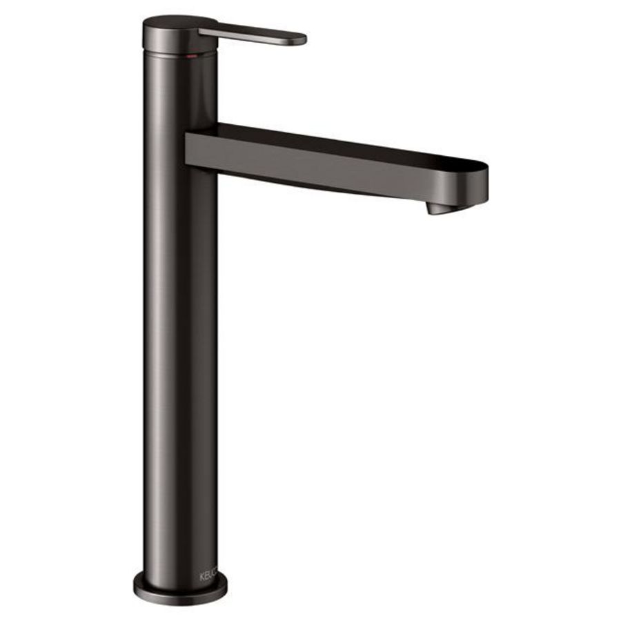 1-hendel wastafelmengkraan 210 z/trekst/afvoergarn/IXMO Flat/rond titaan