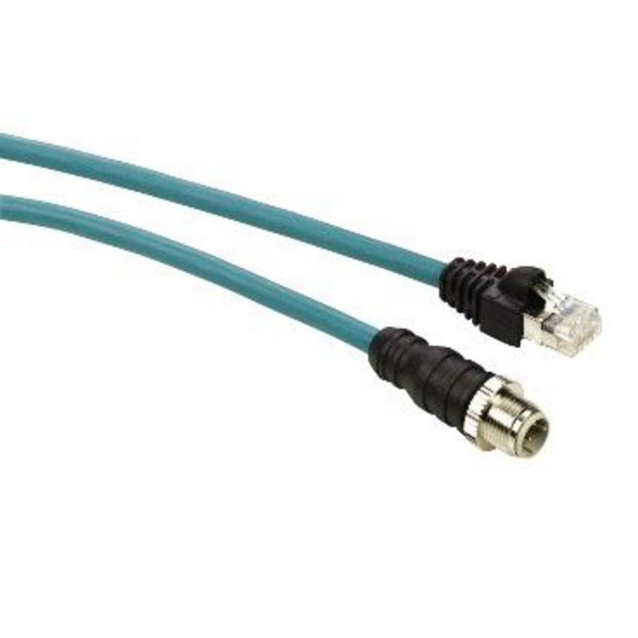 Ethernet kabel M12 connector RJ45 connector IP67 1 ConneXium
