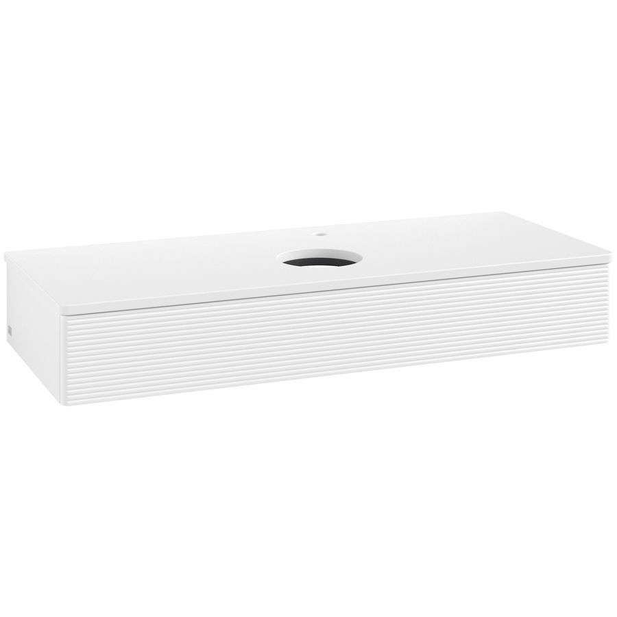 Wastafelonderkast Antao 1200x190x500mm White Matt Lacquer K10150MT