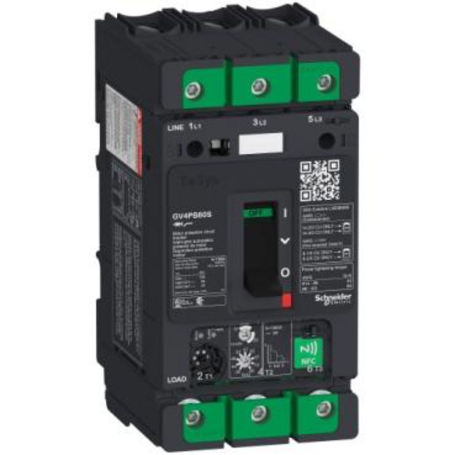 Motor circuit breaker GV4 3P 80A Icu 100kA thermal magnetic