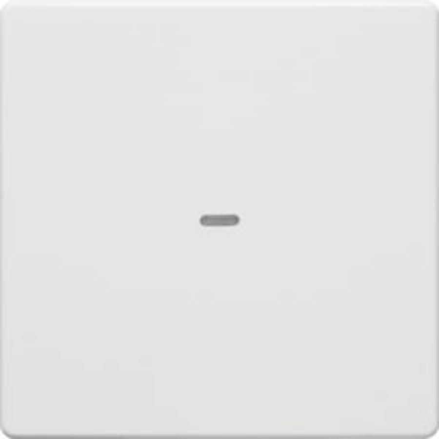 Drukknopmodule afdekking 1-v berker Q.1/Q.3/Q.7 polarwit