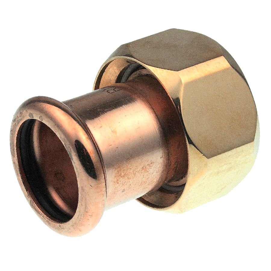 2-del. koppeling XPress CU 28x1.1/4" wartel vlakd. 6359