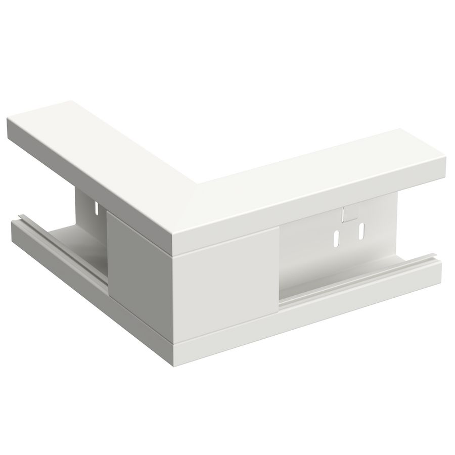 Buitenhoekstuk +D YH-120/65 WGX signaalwit RAL9003