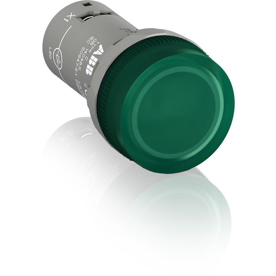 Compact signaallamp groen incl. led 220V DC