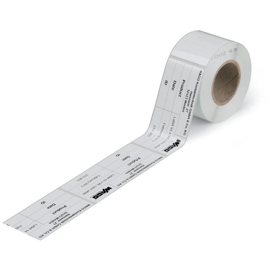 Typeplaatjes 99 x 44 mm wit 210-803