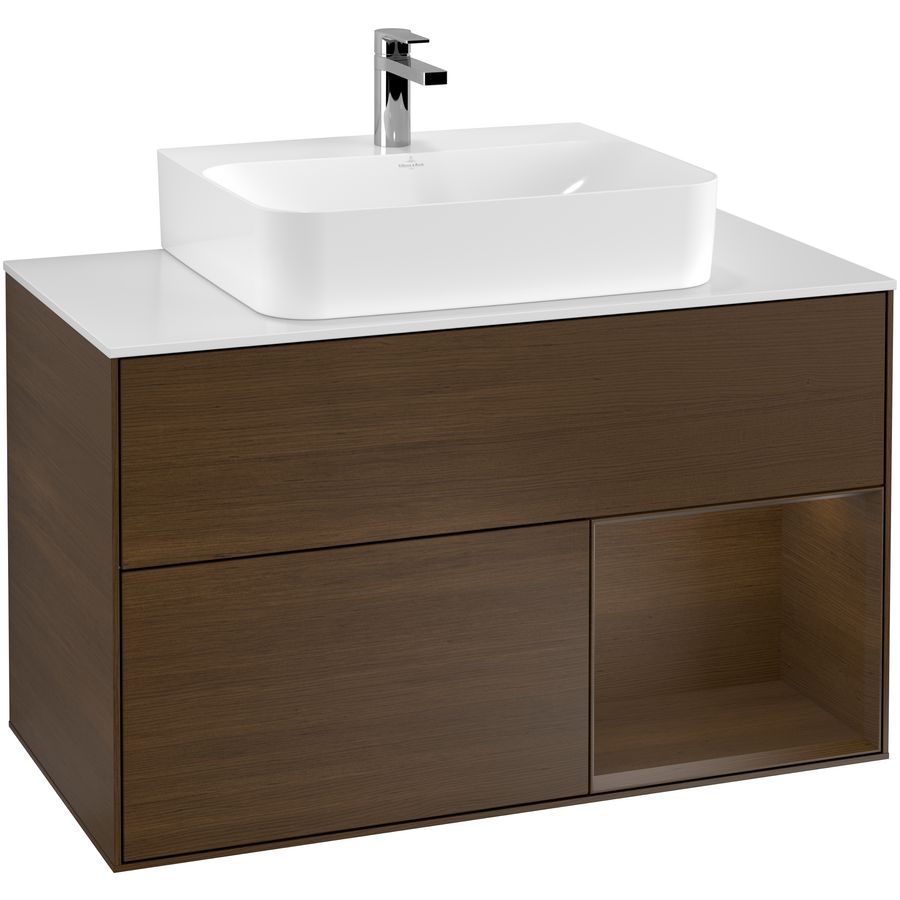 Wastafelonderkast Finion 1000x603x501mm W.Veneer F121GNGN