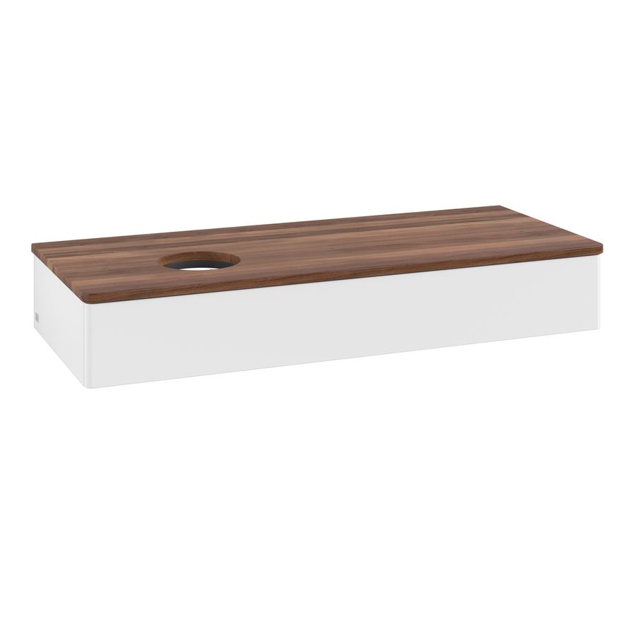 Wastafelonderkast Antao 1200x190x500mm White Matt Lacquer K11012MT