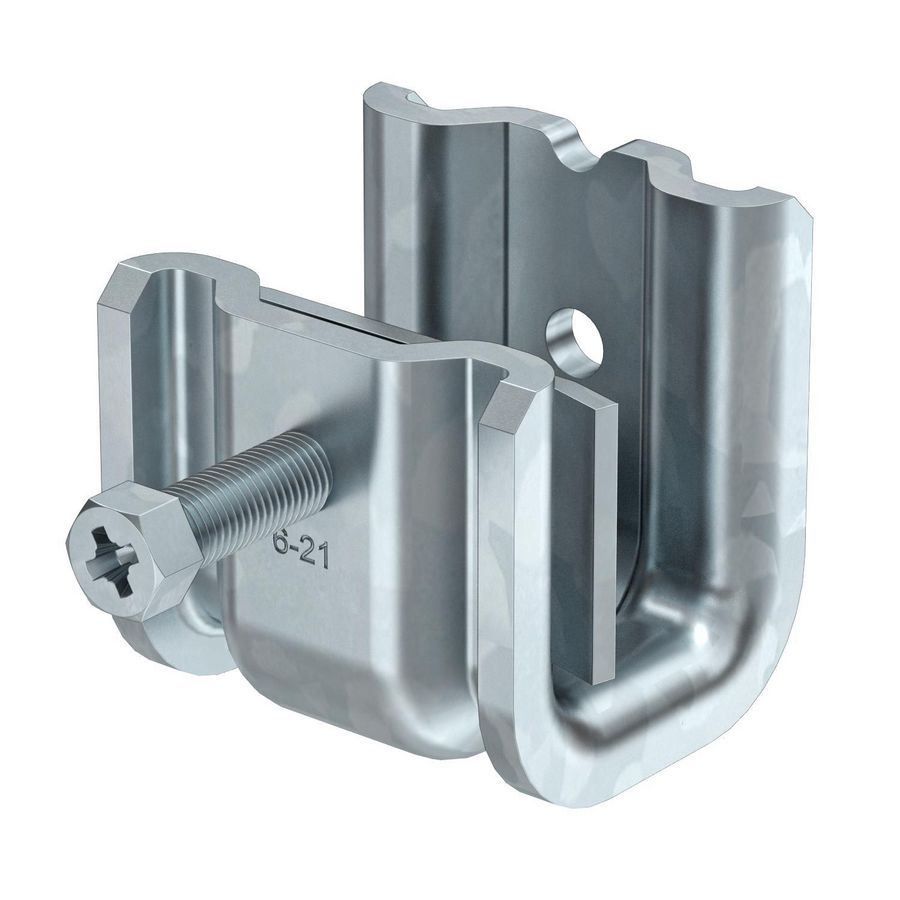 Klembek zware uitvoering 6-21mm Staal therm. verzinkt VVE=25