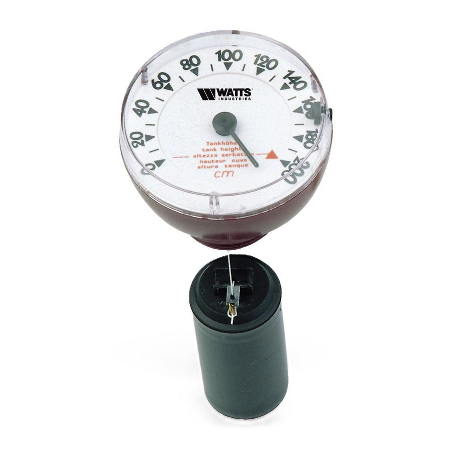 Peilmeter Mechanisch Horizontaal MECA M200H M 1"1/2