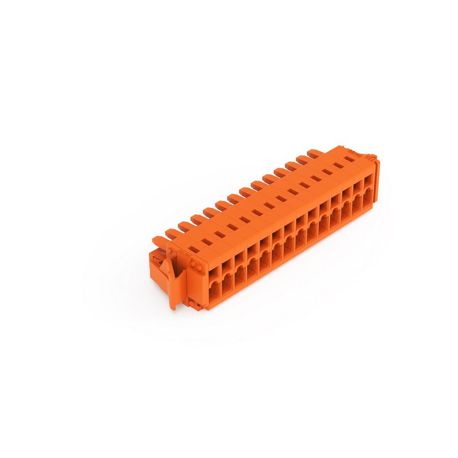 1-draads FE steker 1,5mm² oranje 734-214/037-000 VVE=25