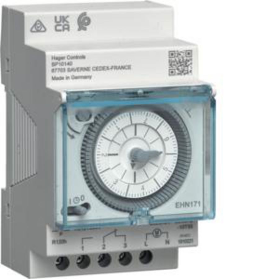 Programmaklok elektromechanisch weekprogr+gangreserve 1w 16A