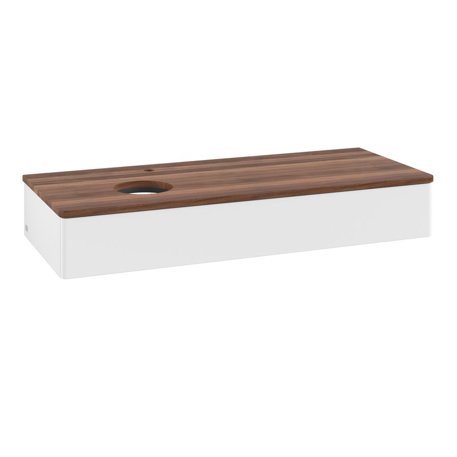 Wastafelonderkast Antao 1200x190x500mm White Matt Lacquer K11052MT