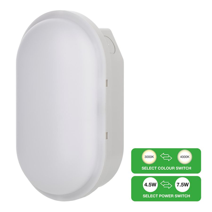 Verlichtingsarmatuur Switch 4.5W-7.5W 420-750lm 830 ovaal