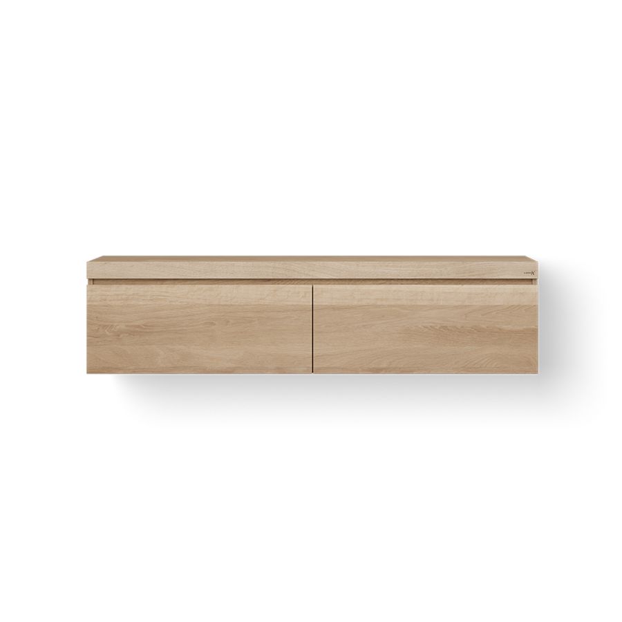 Wooden onderkast 1600mm old grey