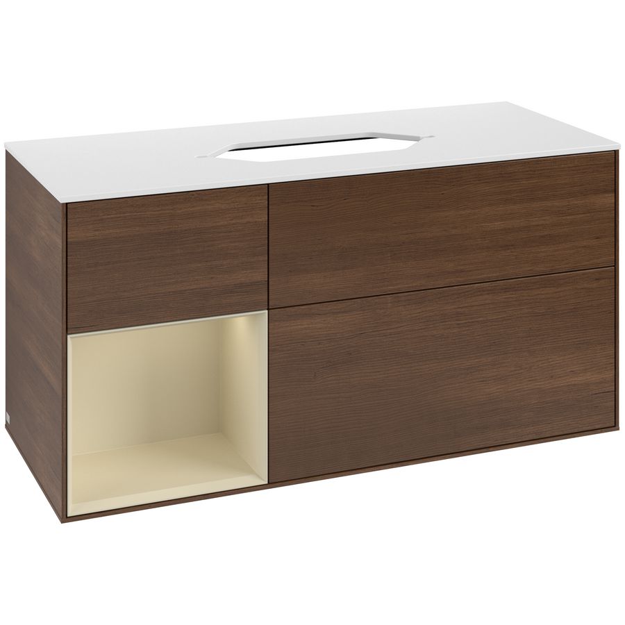 Wastafelonderkast Finion 1200x603x501mm W.Veneer G701HJGN