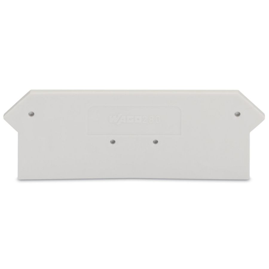 Afsluit-+tussenplaat 2,5mm li.grijs 280-364 VVE=25