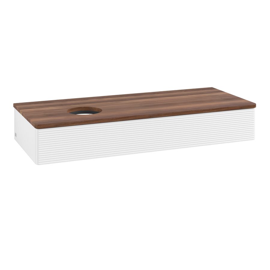 Wastafelonderkast Antao 1200x190x500mm White Matt Lacquer K11112MT