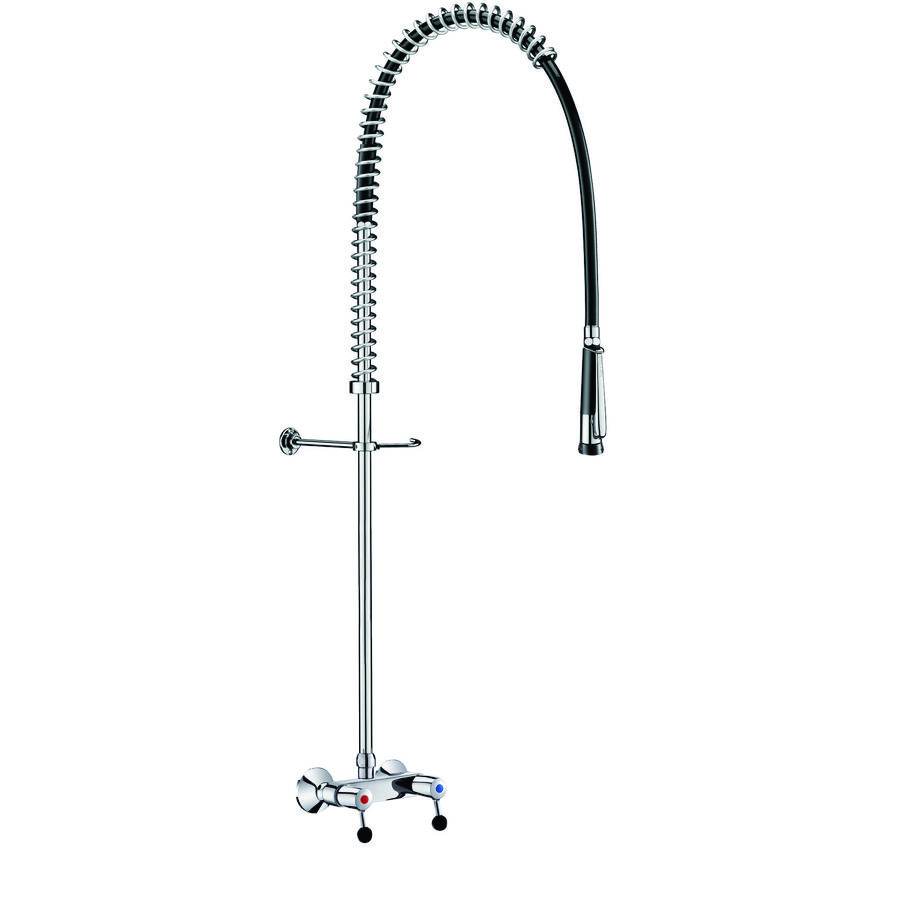 Voorspoelkolom zwart +muurmengkrn +sproeier 433010 +z. krn