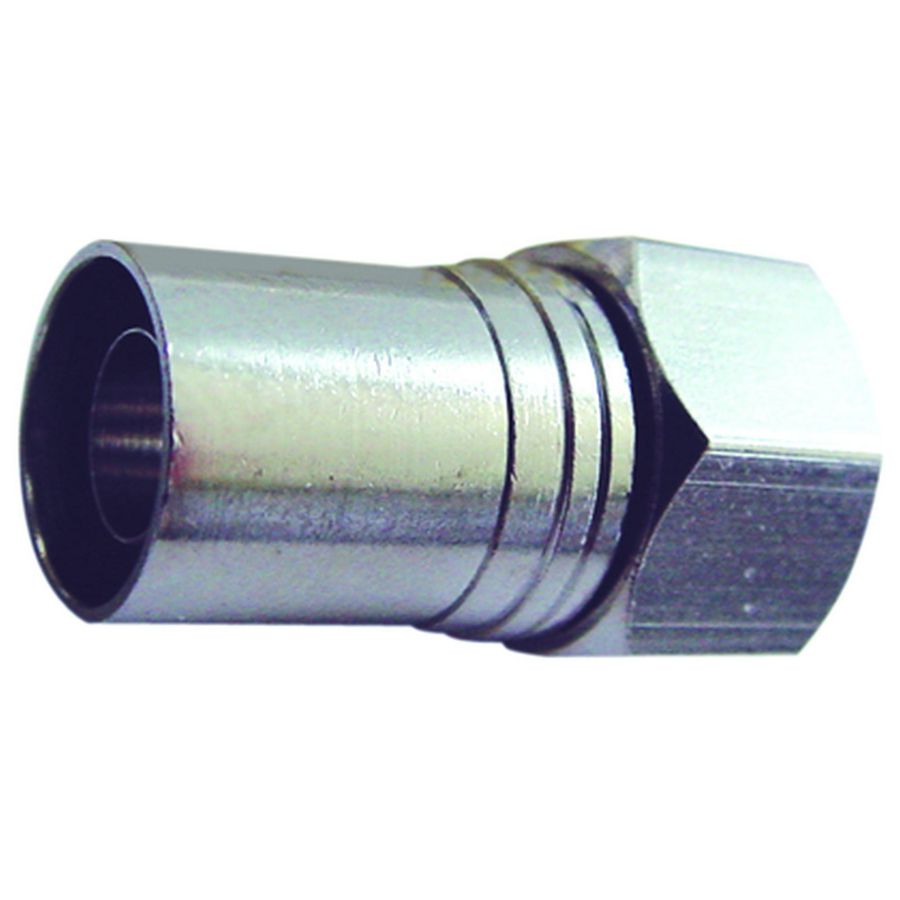 Doos a 10st. Krimpconnector Coax 12 vaste bus F female