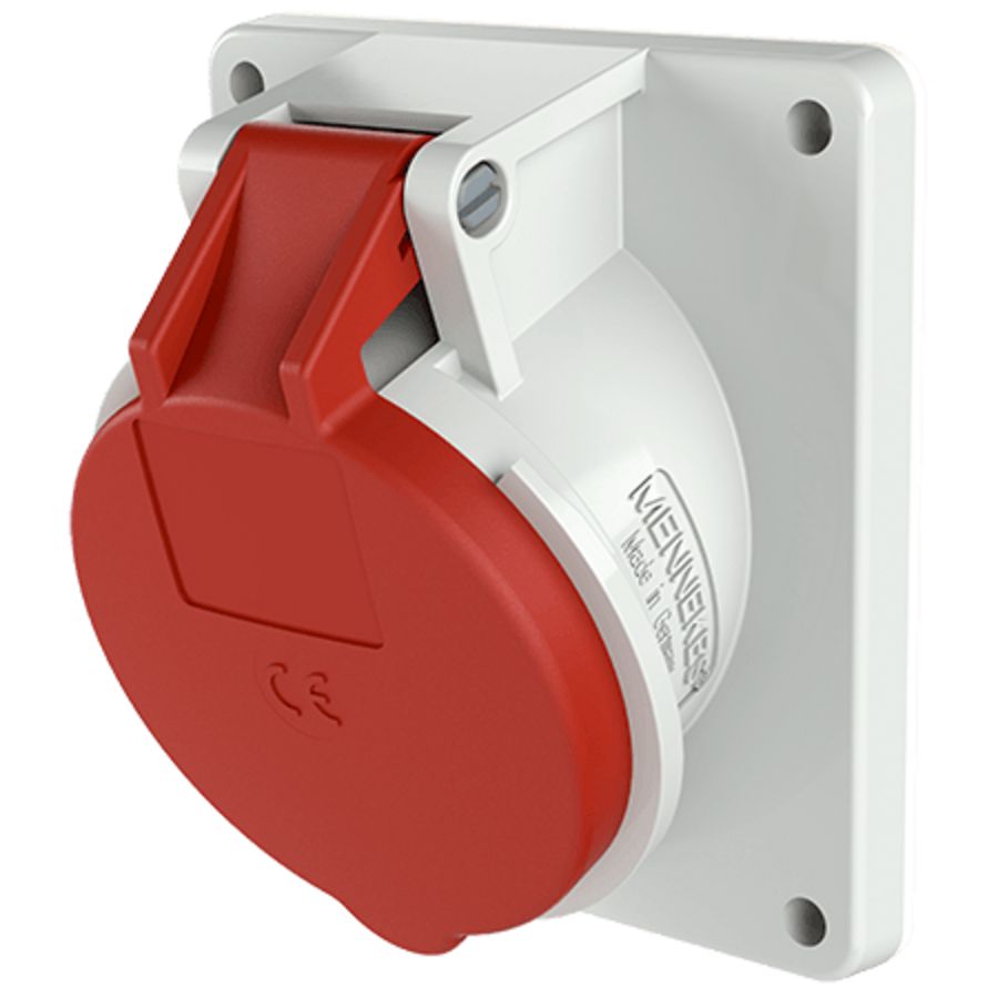 Inbouwwandcontactdoos 16A 5-polig  6H 400V IP44 TwinCONTACT