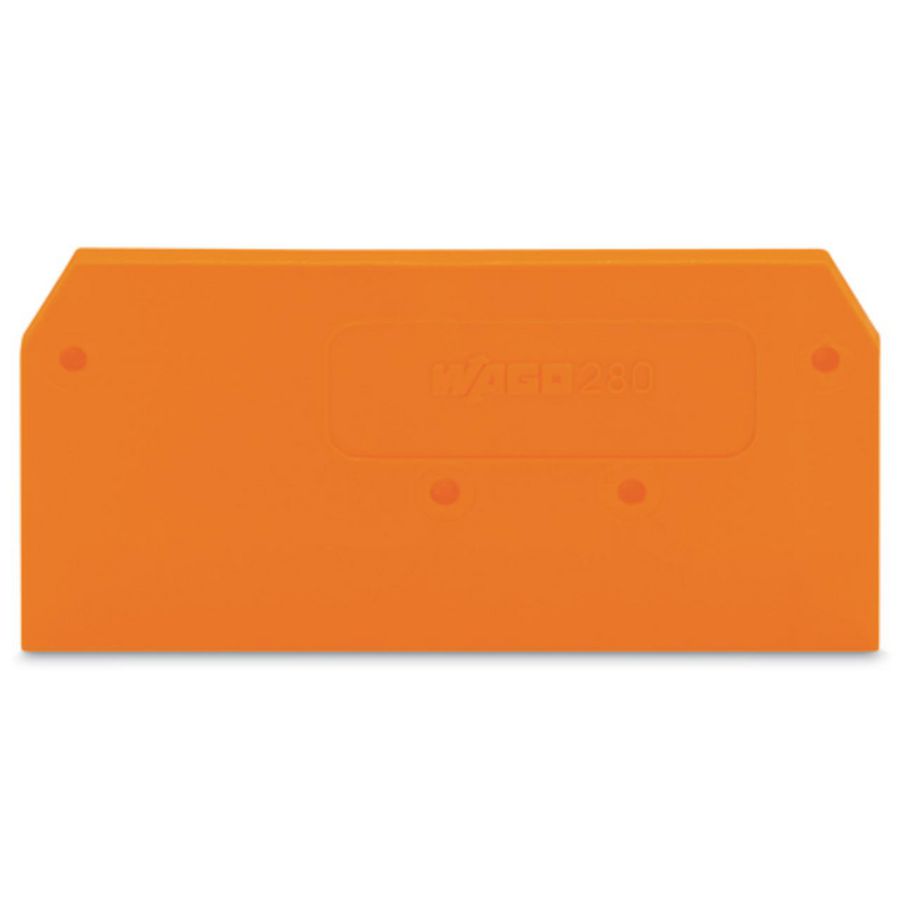 Afsluit-+tussenplaat 2,5mm oranje 280-309 VVE=25