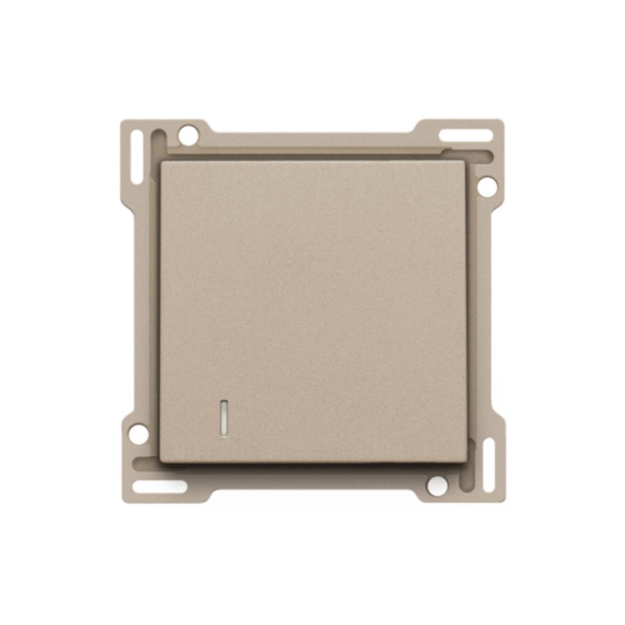 Afwerkingsset hotelkaartschakelaar champagne coated