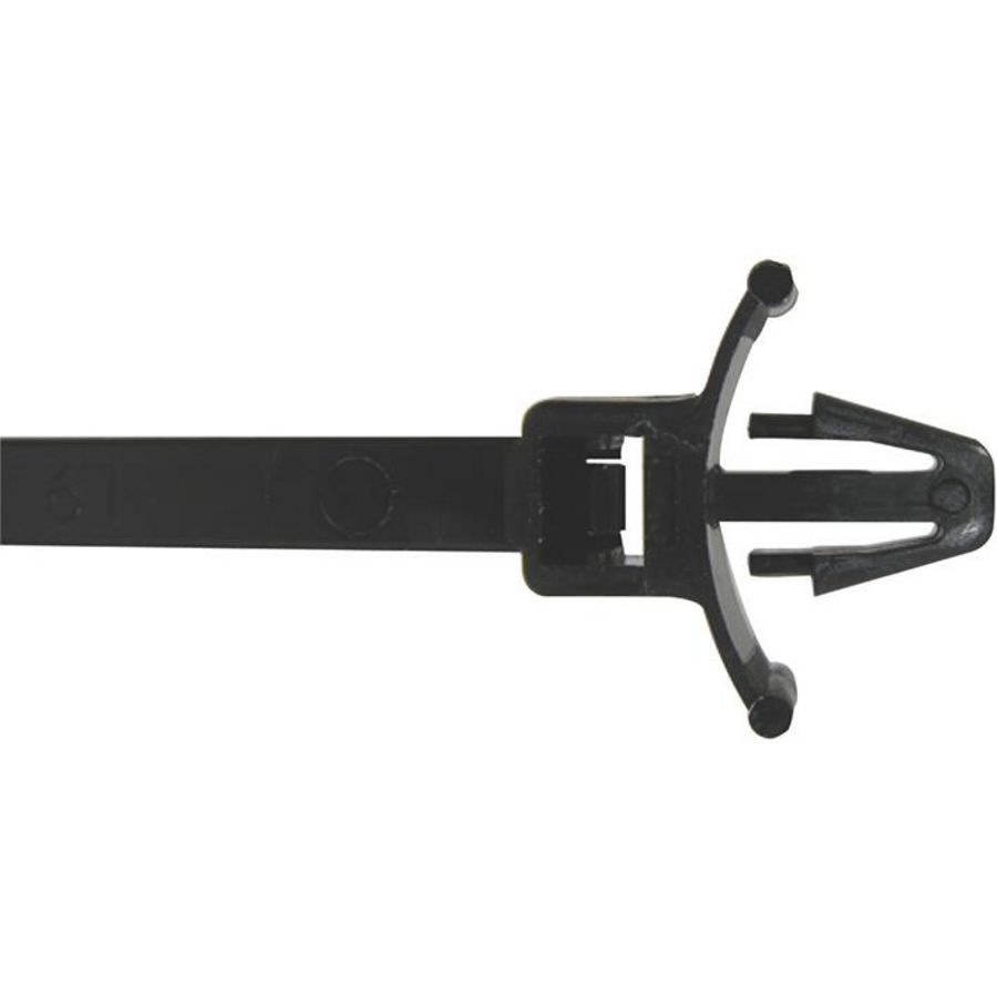 Kabelbinder drukmontuur zwart PA 6.6 VVE=500