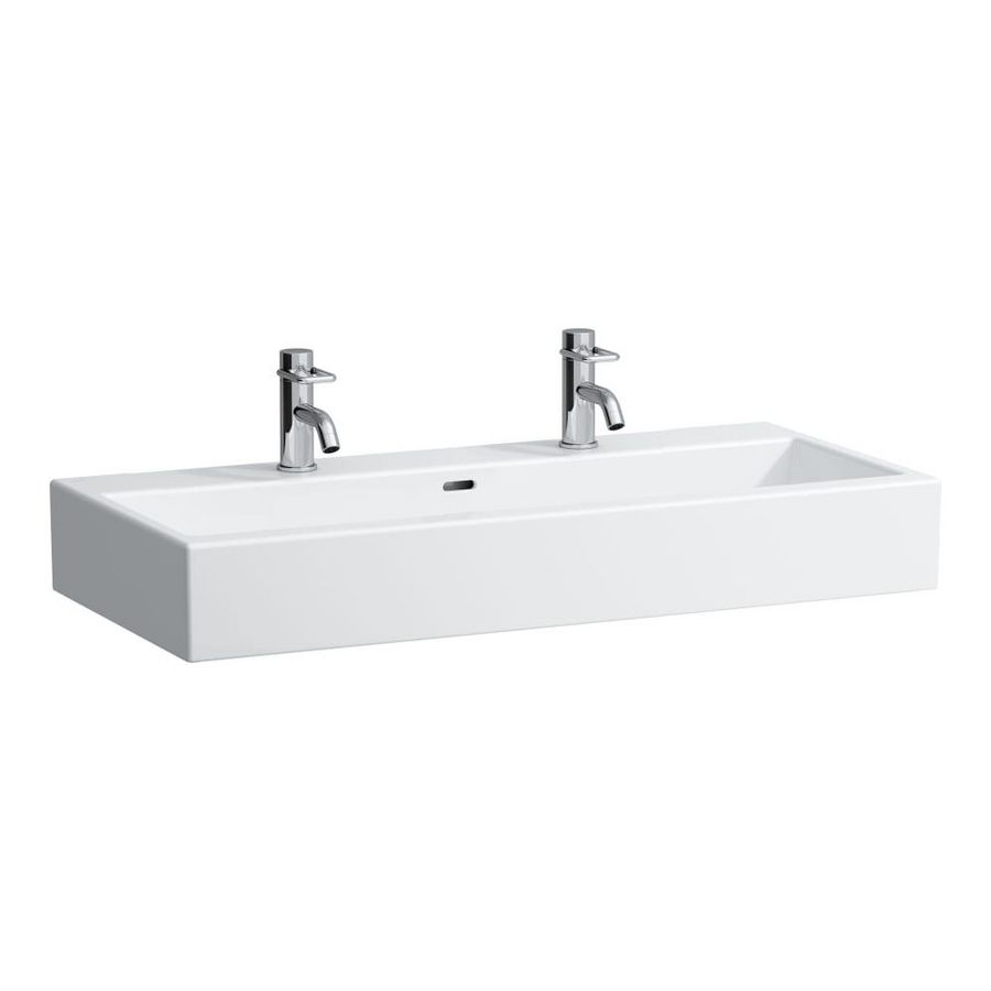Living City meubelwastafel 1000x460x155mm wit 2xkraang/overl