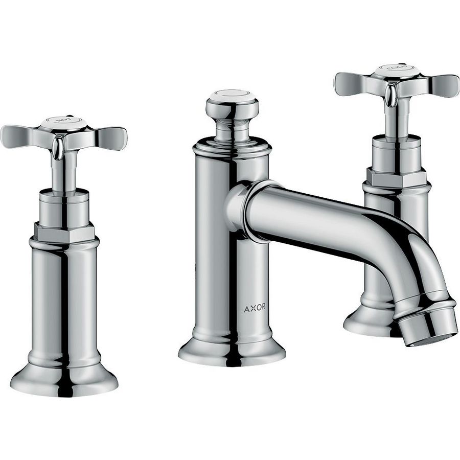 AXOR Montreux 3-gats wastafelmengkraan 30 incl. trekwaste chroom 16536000