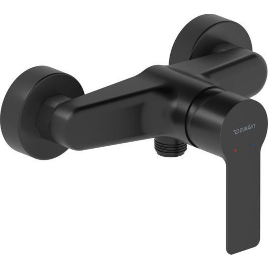 douchemengkraan 1-hendel opbouw zwart mat DC4230001046