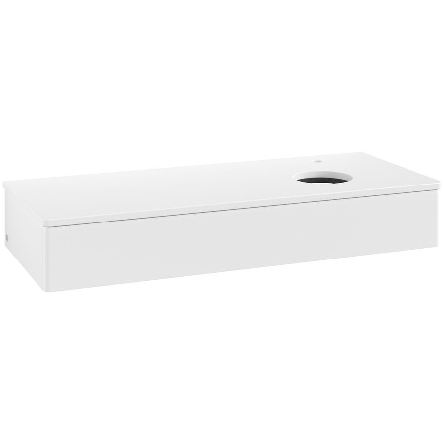 Wastafelonderkast Antao 1200x190x500mm White Matt Lacquer K12050MT