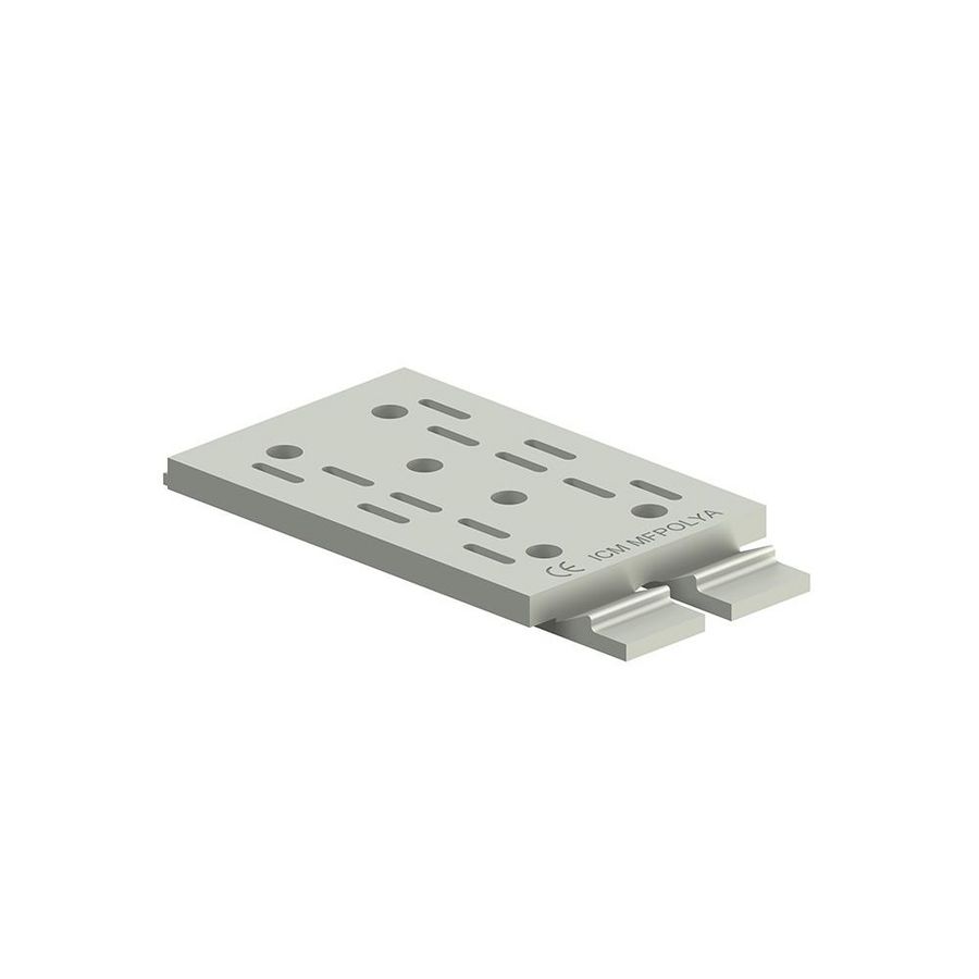 Doos a 100st. Middenophangplaat MFPOLYA polyamide