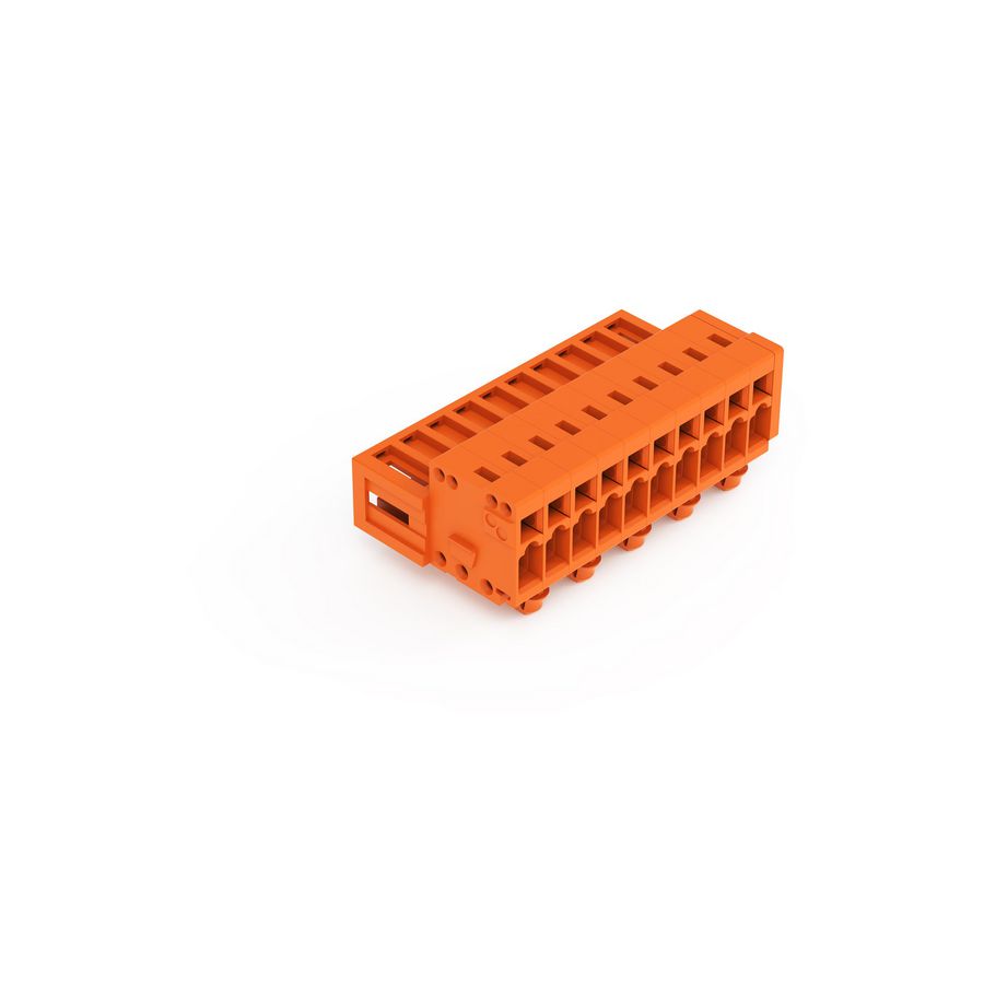 1-draads male steker 1,5mm² oranje 734-340/018-000 VVE=50