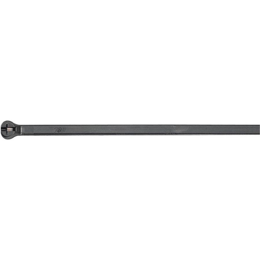 Kabelbinder TY-RAP RVS Lip 186x4,67mm UV Zwart VVE=1000