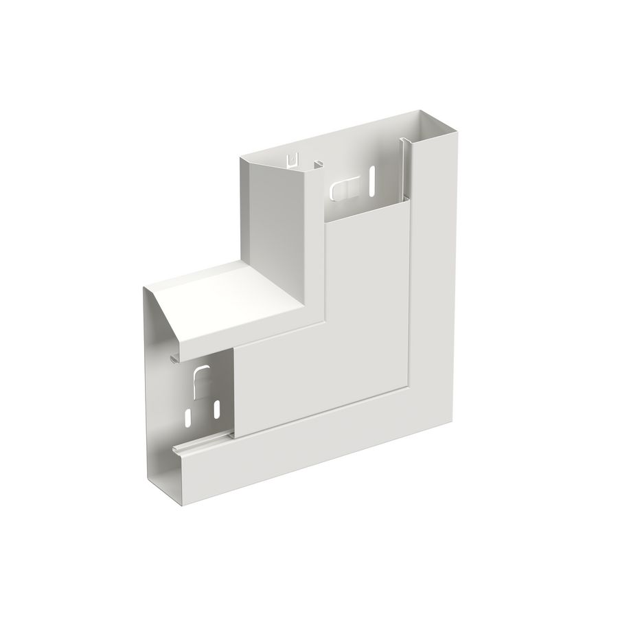 Verticaal hoekstuk wandgoot +D LSU-165V/52 WGX signaalwit RAL9003