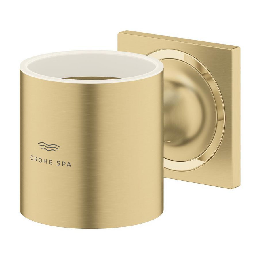 Allure houder (voor zeepdispenser & glas) 40278GN1 cool sunrise geborsteld (mat goudkleurig) (Spa colors coll.)