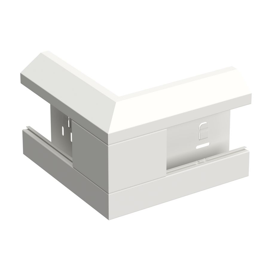 Buitenhoekstuk +D YH-165V/52 WGX signaalwit RAL9003