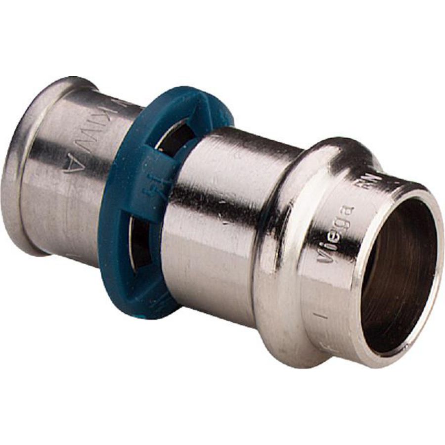 Overgangsstuk 14x15 brons/mat-vernikkelt VVE=10