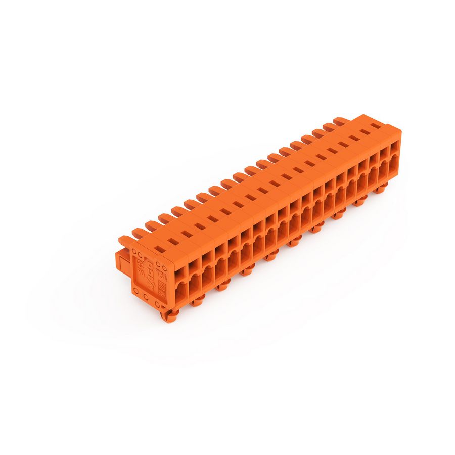 1-draads FE steker 1,5mm² oranje 734-219/008-000 VVE=25