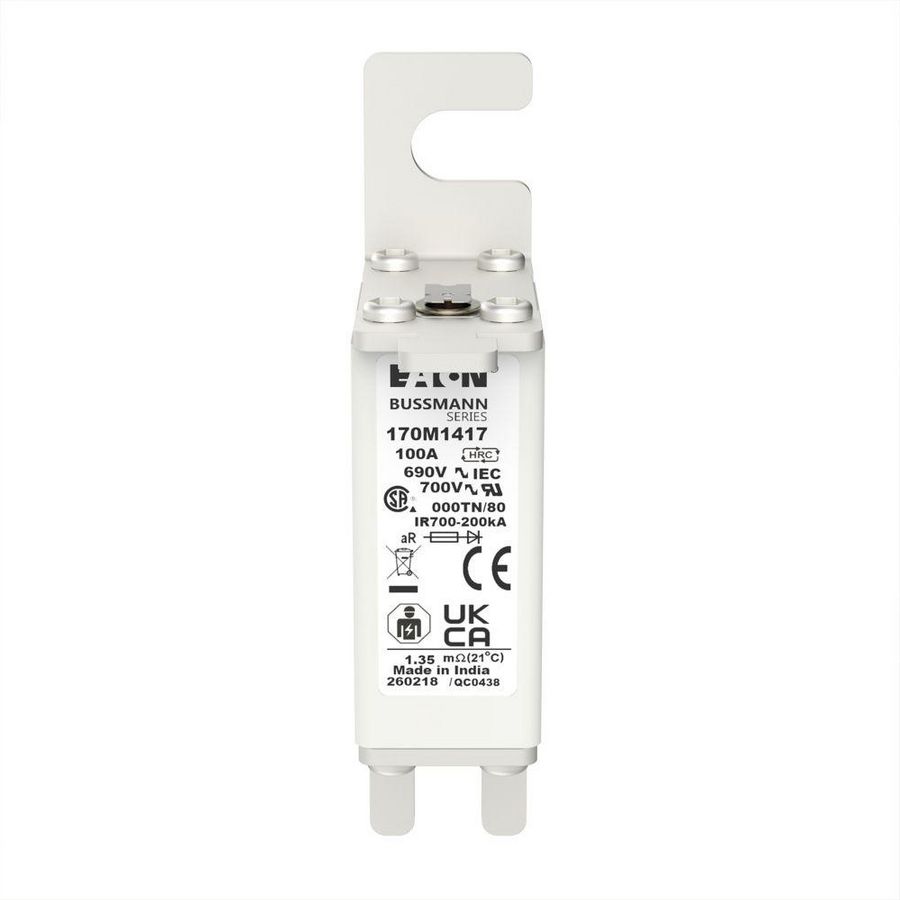 Zekering hoge snelheid 100A AC 690V 200kA 000 aR IE VVE=10